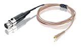 Countryman E6CABLET2SL Duramax Aramid-Reinforced E6 Series Earset Snap-On Cable for Shure/Carvin/JTS/Trantec Transmitters (Tan)