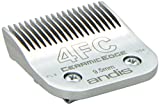 Andis CeramicEdge Carbon-Infused Steel Pet Clipper Blade, Size-4FC, 3/8-Inch Cut Length (64295)