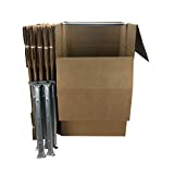 Amazon Basics Wardrobe Clothing Moving Boxes with Bar - 24" x 24" x 40", 6-Pack