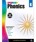 Spectrum Phonics Workbook―Kindergarten Letter Recognition and Alphabet Order, Vowel and Consonant Sound Practice, Classroom or Homeschool Curriculum (144 pgs)