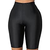 SIMUSI Biker Shorts for Women High Waist, Women's Fitness Yoga Biker Shorts Set Plus Size Biker Shorts for Girls (Black, Small)