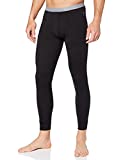 Odlo Men's Merino 200 Baselayer Pant, Black, Medium