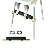 IKEA High Chair Accessories Foot Rest Compatiable with Antilop Highchair Natural Bamboo Adjustable Footrest with Massage Cushion