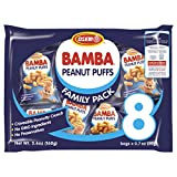 Osem Bamba Peanut Snacks for Babies - All Natural Baby Peanut Puffs Family Pack (Pack of 8 x 0.7oz Bags) - Peanut Butter Puffs made with 50% peanuts.