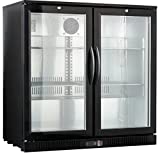 Procool Refrigeration 2-door Glass Front Counter Height Back Bar Beverage Cooler; 36" Wide