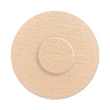 Flexd - Libre Adhesive Patches (25-Pack) Waterproof Patch, CGM Protection Tape System – Round (Tan)