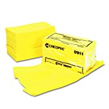 Chicopee 0911 Masslinn 24" x 24" Yellow Dusting Wiper Cloth for Furniture, Printers, Electronics, No Spray Needed (2 packs of 50)