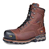 Timberland PRO Men's Boondock 8" Composite Toe Puncture Resistant Waterproof Industrial Boot, Brown, 10 Wide