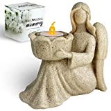 TrayClicks Memorial Gifts Sympathy Gifts for Loss of Loved One with LED Tealight Angel Candle Holder Bereavement Gifts, Grief, Grieving Gifts Condolence Gift Remembrance Funeral Gift in Memory of Loss