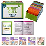 SkillEase Story Cues Skilled Sequence Cards, Speech Therapy Materials, Social Skills Game and Autism Game, Sentence Building for Kids, Picture Cards for Speech Therapy, and Answering Wh Questions