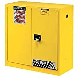Justrite 893020 Sure-Grip EX Flammable Safety Cabinet, 2 Door, Self Closing, Dimensions (H x W x D): 44 x 43 x 18 inch (1118 x 1092 x 457 mm); 30 gal. (114L)