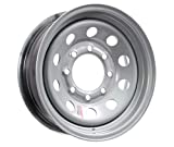 16" Silver Mod Trailer Wheel 8 Lug (8x6.5) Bolt Circle