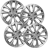 Motorup America Auto Hubcap Set of 4, 16 inch Snap On Wheel Covers - Fits 14-16 Toyota Corolla