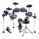 Alesis Drums Surge Mesh Kit Bundle – Complete Electric Drum Set With an Eight-Piece Mesh Electronic Drum Kit, Drum Throne, Headphones and Drum Sticks