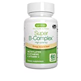 Super B-Complex – Methylated Sustained Release B Complex & Vitamin C, Folate & Methylcobalamin, Vegan, 60 Small Tablets