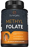 Premium Methyl Folate Supplement – Methyl Folate Capsules with Methylated Vitamin B12 and Vitamin B6 – Metabolically Active Folate as Magnafolate® - Methylfolate 400 mcg per Capsule – 60 Capsules