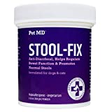 Pet MD Stool-Fix - Powdered Clay Anti Diarrhea for Dogs & Cats - Anti Diarrheal Treatment for Upset Stomach Relief, Promotes Normal Stool - 100g