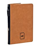 ACE Music Notebook | Leather Hardcover | Songwriting Journal | Staff Paper Notebook (Standard)