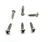 6 each Head Light Retaining Bezel Ring Torx Screws FITS ALL 1972 To 2019 Jeep Wrangler CJ, YJ, TJ and JK