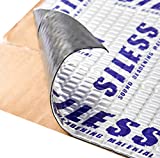 Siless 50 mil (1.3mm) 52 sqft Car Sound Deadening mat - Butyl Automotive Sound Deadener - Noise Insulation and Vibration Dampening Material ( 52 sqft)