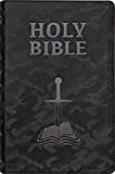 NASB Children’s Edition: Bible for Kids Ages 8-12, with Full-Color Illustrated Artwork and Study Helps | Midnight Black Camo Faux Leather