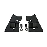 Rugged Ridge 11025.02 Mirror Relocation Bracket Kit, Black; 97-02 Jeep Wrangler TJ