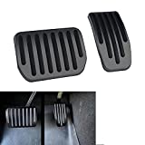 GZZTORES Model 3 Model Y Non-Slip Performance Foot Pedals Pads Cover Replacement for Tesla - Accelerator Pedal Cover + Brake Pedal Cover 2 Set (Black)