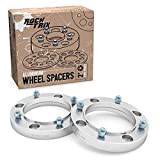 RockTrix - 1 inch ATV Wheel Spacers (4x156, 3/8x24 Studs, Cone Seat Nuts) Compatible with Polaris and Kawasaki (Read Listing for Year Model Info) UTV Silver V3 25mm 2pcs