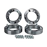 KSP 4x156mm ATV Wheel Spacers 1.5 Inches with 12x1.5 Studs, Fit For 2013+ Polaris Ranger, 2014+ Polaris RZR XP 1000, 2015+ Polaris RZR,4pcs Grey