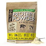 PaleoPro Protein Powder (Aztec Vanilla 1lb.) Grass-Fed, Pastured, Cage-Free Protein | Gluten Free, Dairy Free. No Sugar, Soy, Grains or Net Carbs | Paleo & Keto Friendly (15 Servings)