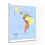 Historix 2006 Latin America Map Poster - 24x30 Inch Central and South America Map - Latin American Poster - South America Map Poster - South America Wall Map (2 sizes)