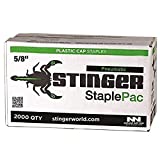 STINGER 0136360 5/8" StaplePac - 3/8" Crown Staples 20ga (2000 ct)