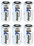 Energizer 123 6 Lithium Batteries - Pack of 6 (Silver)