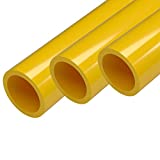 FORMUFIT Furniture Grade PVC Pipe, 40", 1" Size, Yellow (3-Pack) (P001FGP-YE-40x3)