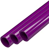 FORMUFIT Furniture Grade PVC Pipe, 40", 3/4" Size, Purple (3-Pack)