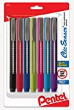 Pentel Clic Eraser, Retractable Pen Style Grip Eraser, Pack Of 7 Assorted Colors Click Erasers, Big Eraser For Drawing, Art, Drafting & Sketching For Adults & Kids Office & School Supplies.