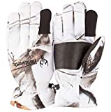 Huntworth Men's Heavy Weight, 3M Thinsulate Insulation, Waterproof Hunting Gloves, Snow Camo
