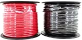 14 Gauge Copper Clad Aluminum CCA Flexible Low Voltage Primary Wire in 100 ft Roll Red Black Combo (200 Feet Total) for Car Audio Video 12 Volt Trailer Harness Wiring (Also Available in 16 Guage)