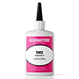 Professional Grade Cyanoacrylate (CA) Super Glue by Glue Masters - 56 Grams - Thick Viscosity Adhesive for Plastic, Wood & DIY Crafts