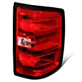 Factory Style Rear Tail Lights Brake Lamps with Wiring Harness Compatible with Chevy Silverado 1500 2500 3500 14-19, Passenger Right Side, Red Lens