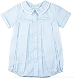 Feltman Brothers Baby Boys Blue Train Bubble Outfit (9M)