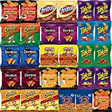 Hot Chips Snacks Variety Pack for Adults - Fiery Spicy Snack Bag Care Package - Bulk Assortment (30 pack)
