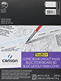 Canson Fanboy Comic Book Layout Pages 8 1/2 in. x 11 in. 35 sheets