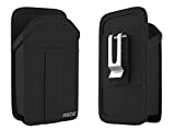 Agoz Zebra TC77 TC70 Scanner Holster, Rugged Carrying Case Pouch for Zebra TC75x, TC75, TC70x, TC70, TC72, TC77, M60, MC67 Handheld Barcode Touch Mobile Computer, Holder with Metal Clip & Belt Loops