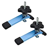 POWERTEC 71168 T-Track Hold Down Clamps, 5-1/2” L x 1-1/8” Width – 2 Pack