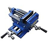 HFS(R) 3" Cross Slide Vise Drill Press Metal Milling 2 Way X-Y Heavy Duty Clamp Machine