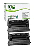 Renewable Toner Compatible Toner Cartridge Replacement for HP CF237A 37A Laser Printers M607 M607 M608 M609 M631 MFP M632 MFP M633 MFP (Pack of 2)