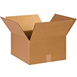 Partners Brand P14148 Corrugated Boxes, 14"L x 14"W x 8"H, Kraft (Pack of 25)