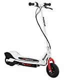 Razor E200 Electric Scooter - 8" Air-filled Tires, 200-Watt Motor, Up to 12 mph and 40 min of Ride Time, White