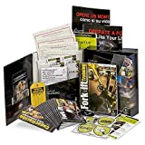 Forklift Training DVD Video Kit in English & Spanish from J. J. Keller- 100% OSHA Compliant for Training Certification- Includes Employee Handbook, Trainer Guide, Posters, Forms, Certificate & More